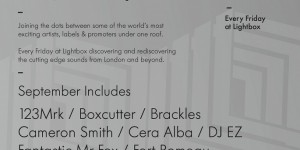 Photek, MJ Cole, Mike Dehnert and more play Upfront Project in September