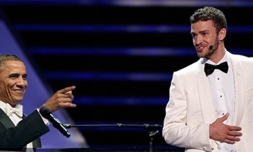 President Obama and Justin Timberlake share a moment with Otis Redding’s ‘Sitting on the Dock of the Bay’