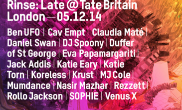 Rinse announce Late @ Tate Britain event with production masterclasses from Krust, MJ Cole and Mumdance