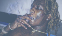 Young Thug got an ice cream face tattoo in tribute to Gucci Mane