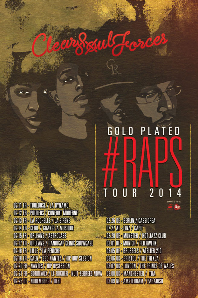 Detroit rap group Clear Soul Forces to tour Europe in February; watch