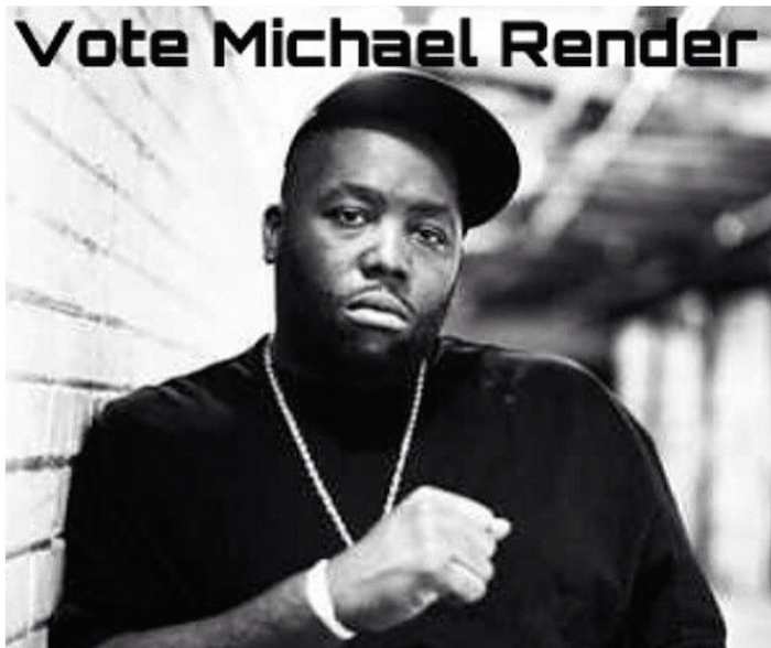 Killer Mike is running as a write-in candidate for the Georgia state legislature tomorrow