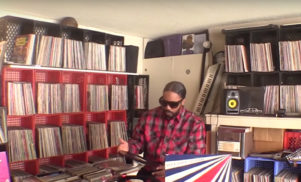 Watch Dam-Funk take you through his record collection