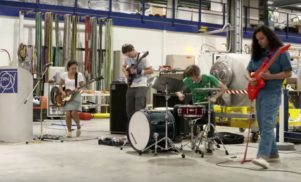 Watch Deerhoof play at the Large Hadron Collider