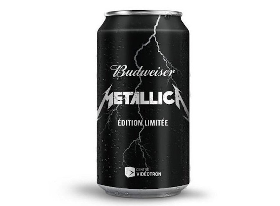 Metallica team up with Budweiser for limited edition beer