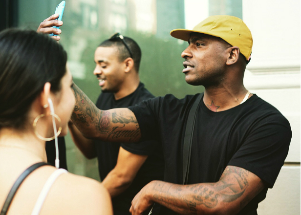 Watch Skepta give out his new mixtape in SoHo, New York City