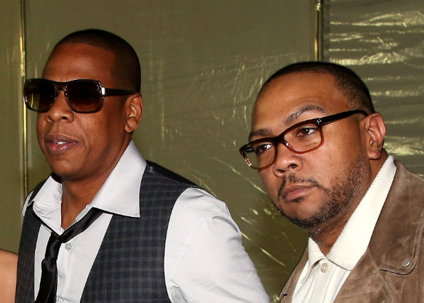 Jay Z and Timbaland attend start of 'Big Pimpin'' trial