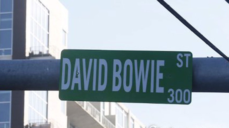Texas's Bowie Street is now David Bowie Street.