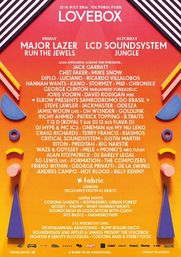 Lovebox 2016 adds Run The Jewels, Stormzy and more