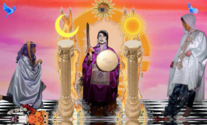 Bamboo engage in tarot-like psychedelia in ‘Hexagonal’ video