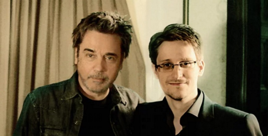 Edward Snowden and Jean-Michel Jarre have made a techno track