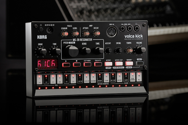 Korg announces Volca synth is an analog kick generator