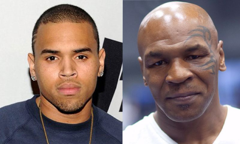 Mike Tyson is training Chris Brown for his fight against Soulja Boy