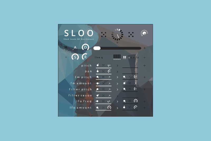 Tim Exile's SLOO synth makes sound with a giant swarm of oscillators