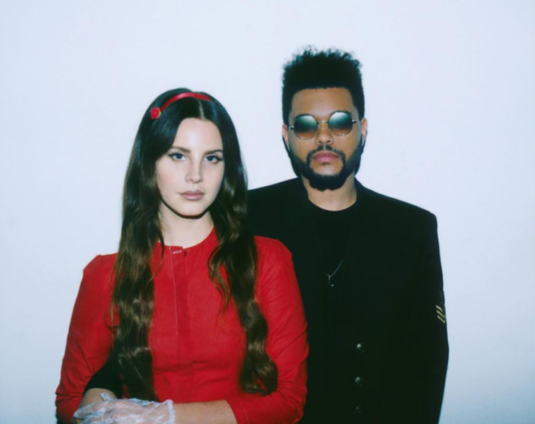 Lana Del Rey and The Weeknd dance on the Hollywood sign in 