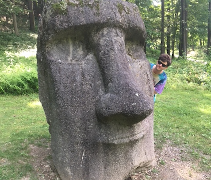 Hear Guerilla Toss drummer Pete Negroponte's hallucinatory debut album on Hausu Mountain