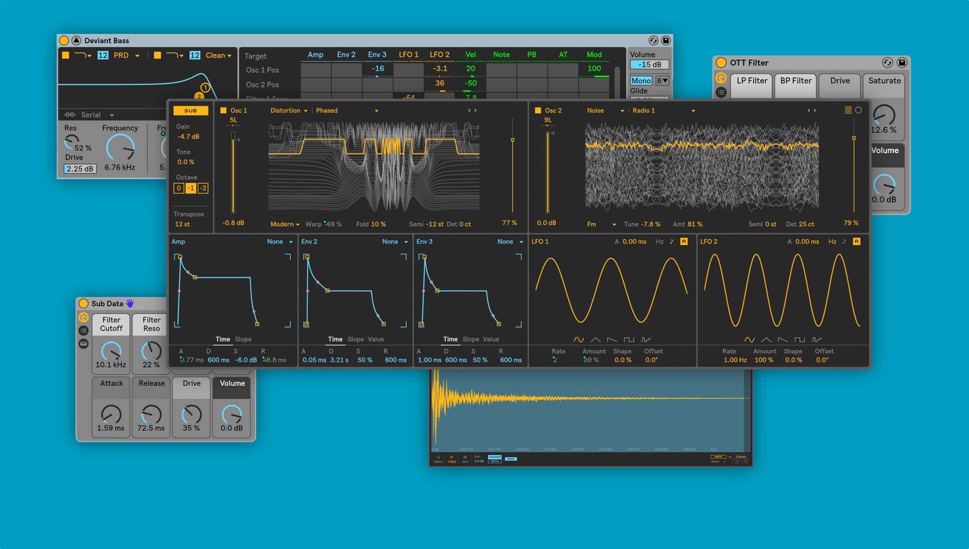 ableton 10 suite record more than one track