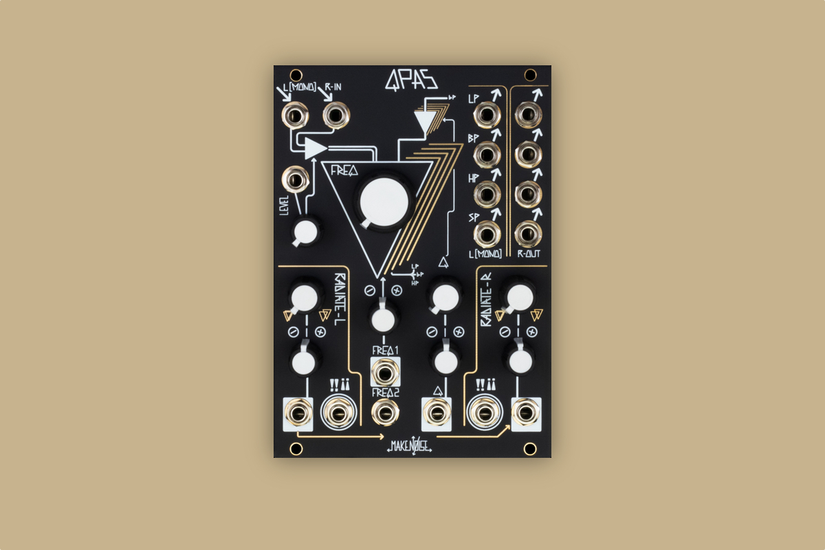 Make Noise unveils new Eurorack filter module, QPAS