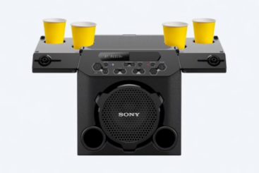 Sony's new Bluetooth party speaker has cup holders