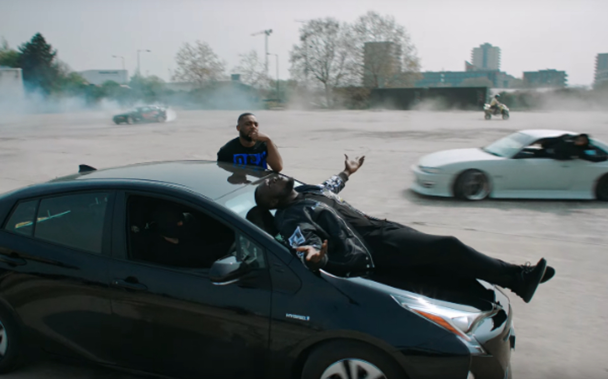 Screengrab from Vossi Bop video