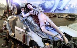 Arca broadcasts from a post-singularity pirate radio station on  @@@@@