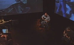 Watch a televised performance of Phill Niblock’s G2​,​44​+​/​x2 from the year 2000